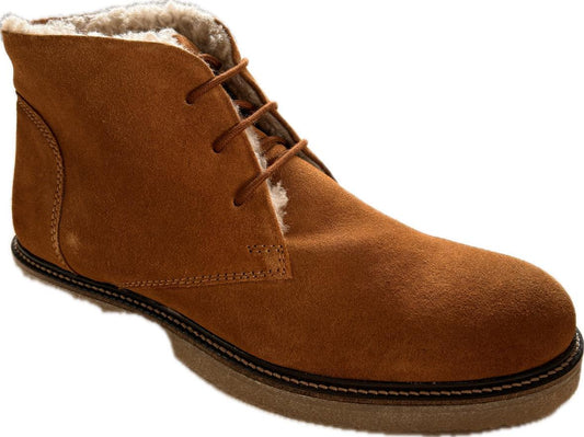 Vagaman Mens Laurio Tan Suede Boot