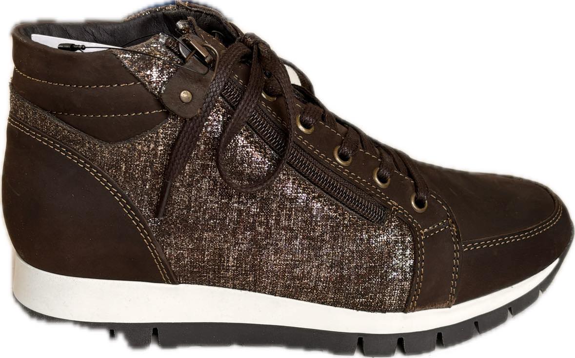 Kiarflex Kuddly Ankle Sneaker Brown
