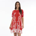 Orientique Escape Dress Pleat Back