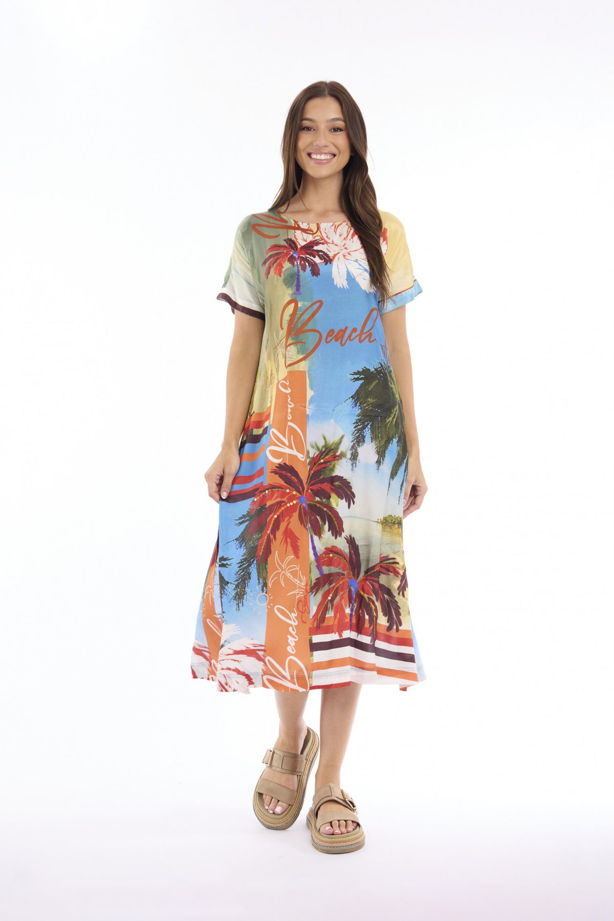 Orientique Escape Gloria Maxi Shift Dress