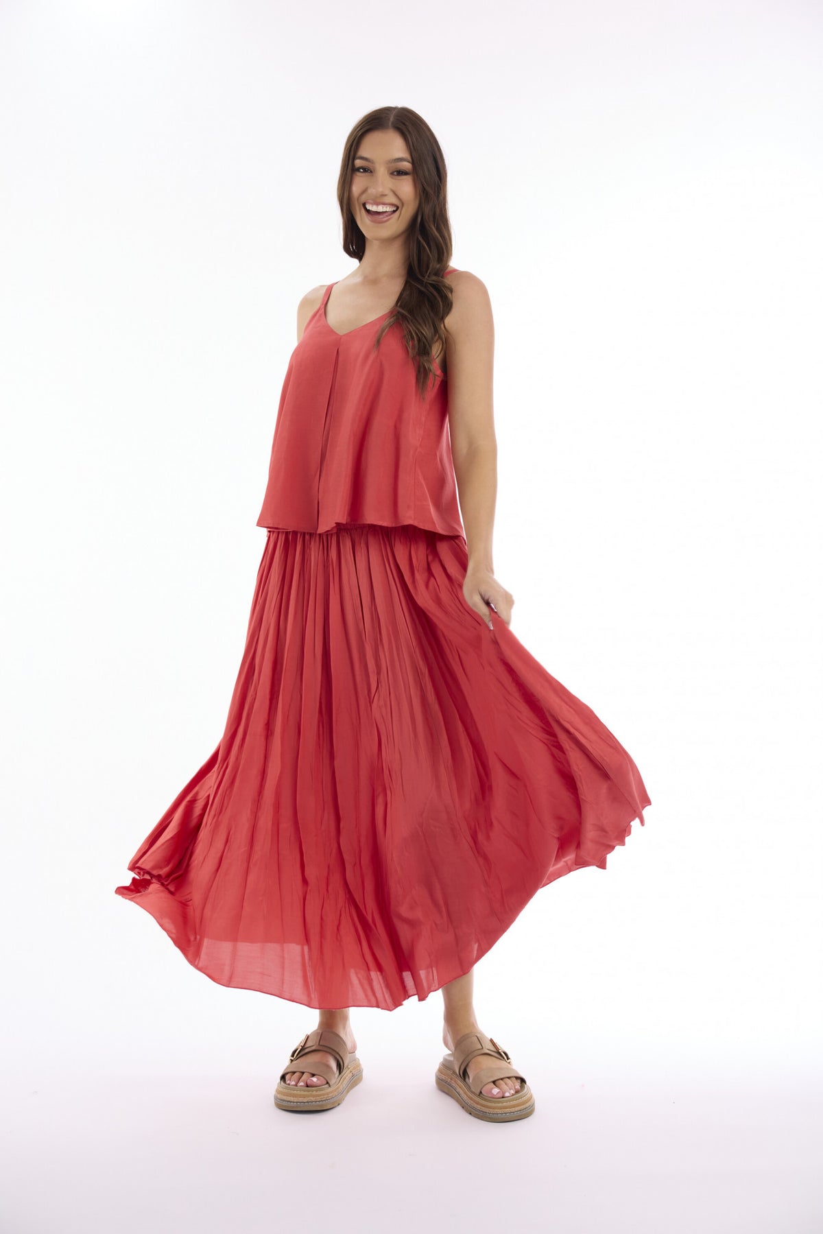 Orientique Escape Lux Crushed Skirt
