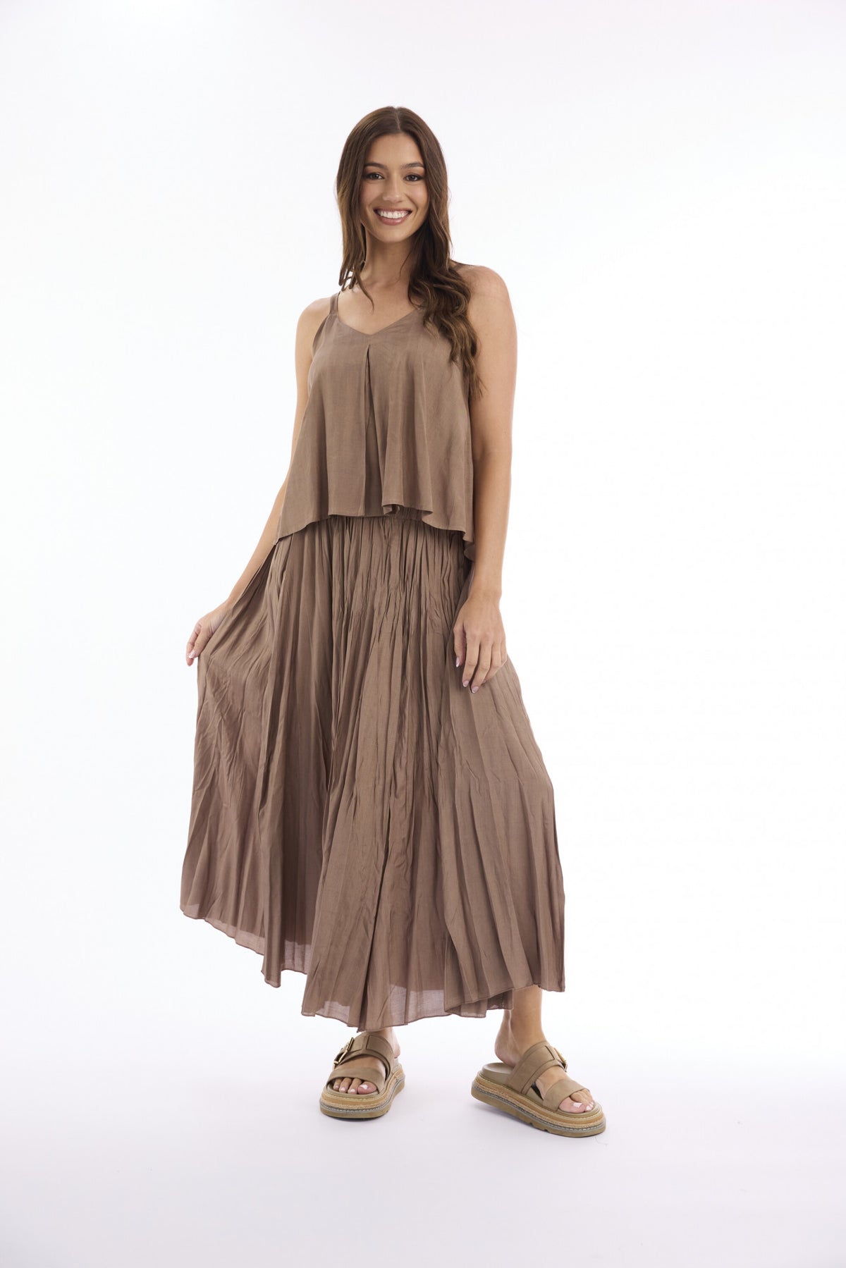Orientique Escape Lux Crushed Skirt