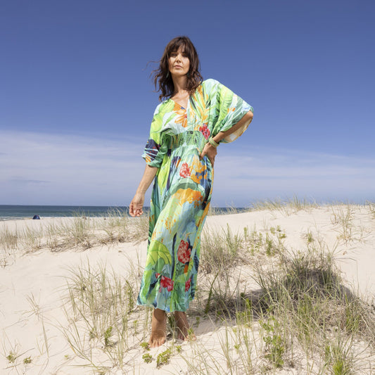 Orientique Evelin Shirred Waist Dress