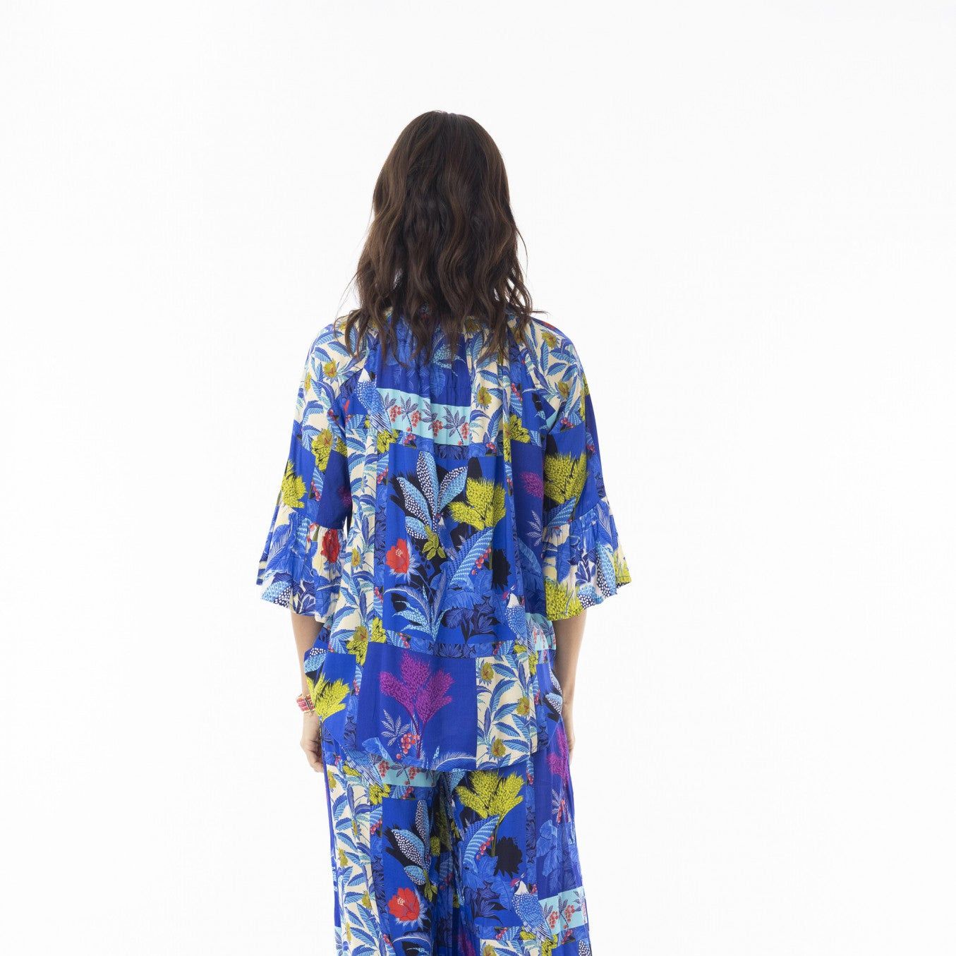 Orientique Escape Frill Sleeve Top