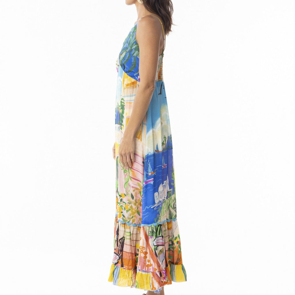 Orientique Escape Strappy Maxi Dress