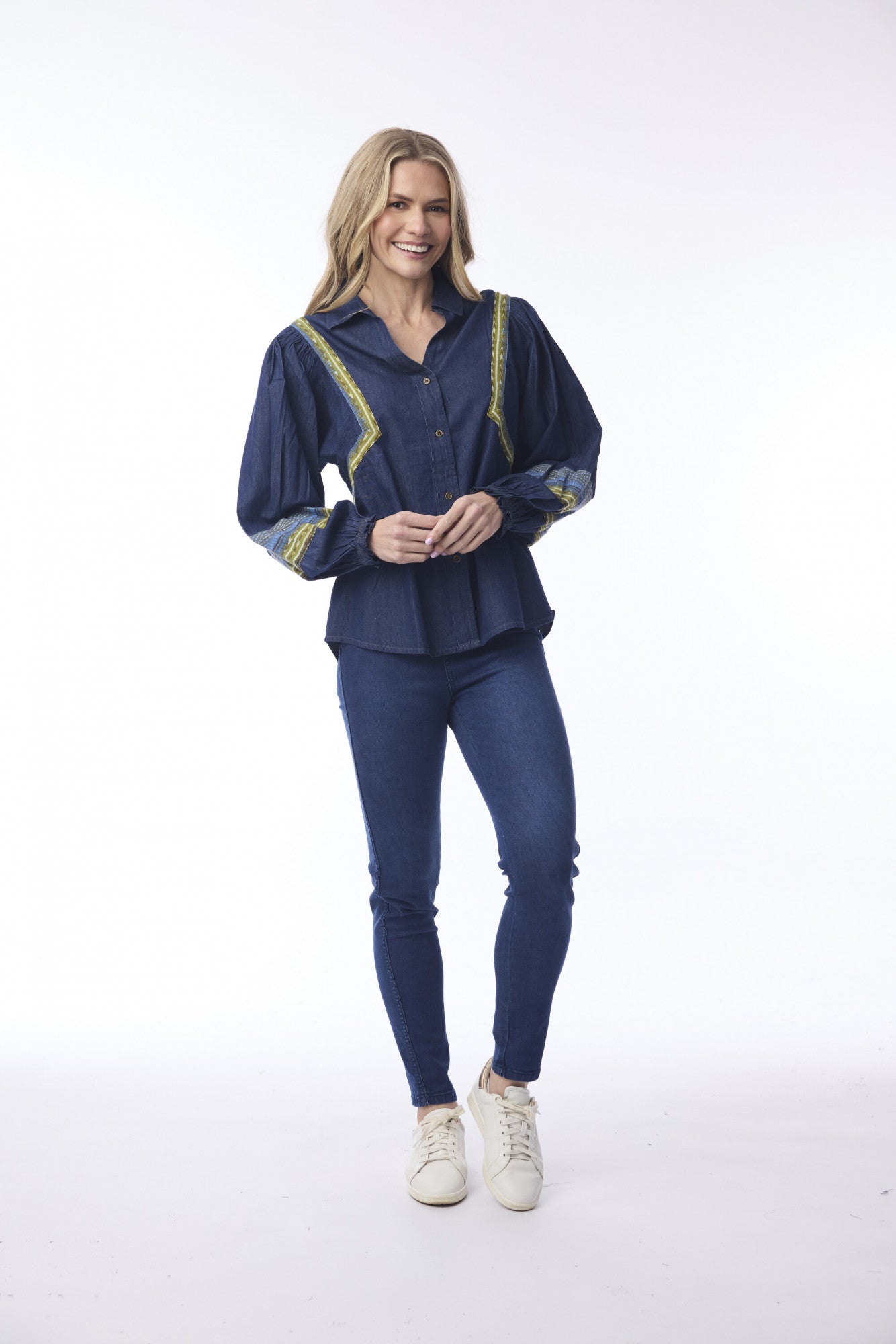 Orientique Isfahan Denim Top