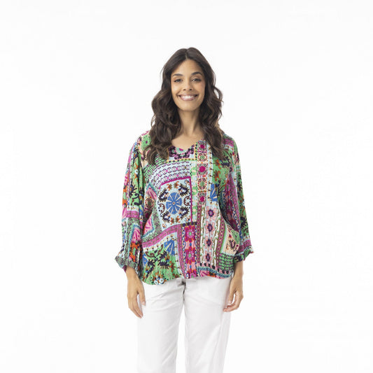 Orientique Sao Bento V Neck Top