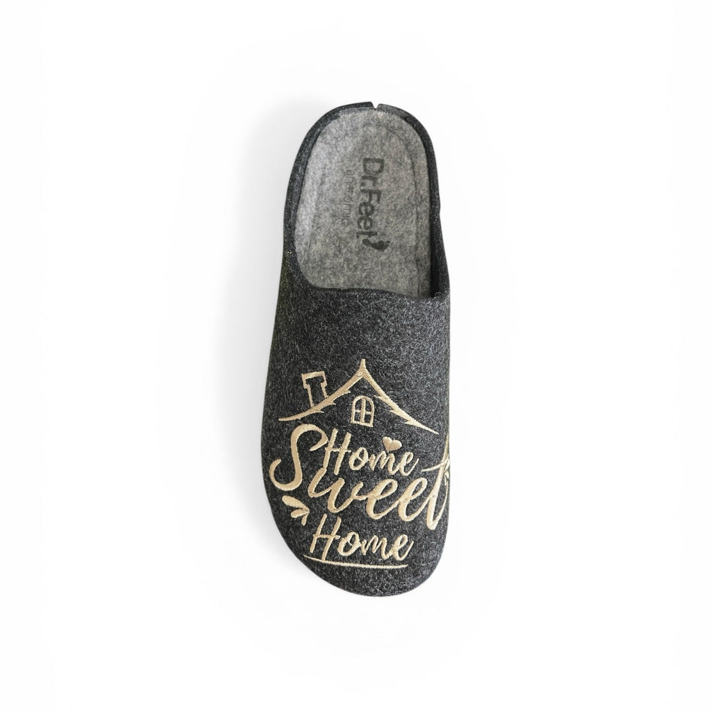 Dr Feet Homey Home Sweet Home Slippers