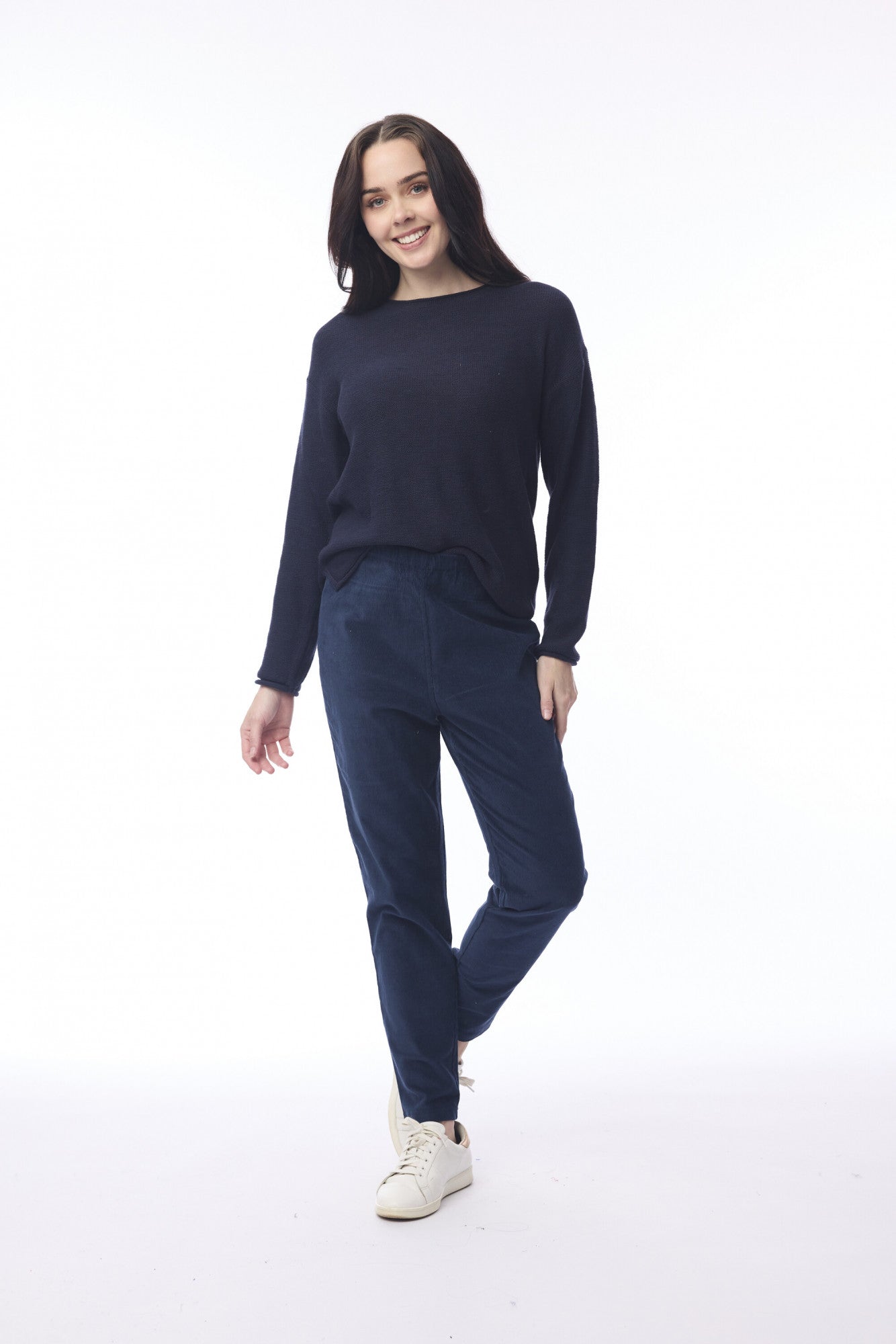 Orientique Cord Solid Jeggings