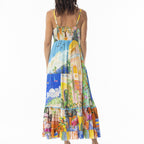 Orientique Escape Strappy Maxi Dress