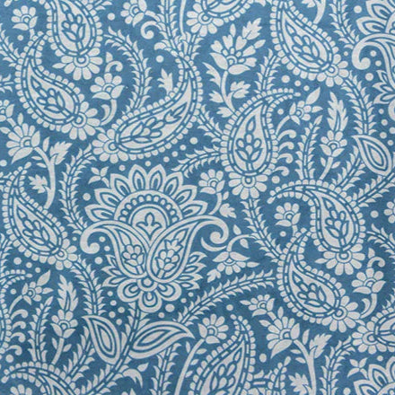 Happywrap Paisley Blue Fabric Swatch