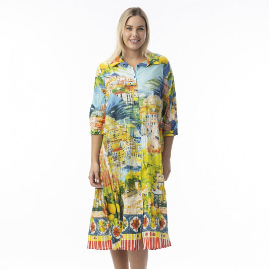 Orientique Amalfi Collared Dress