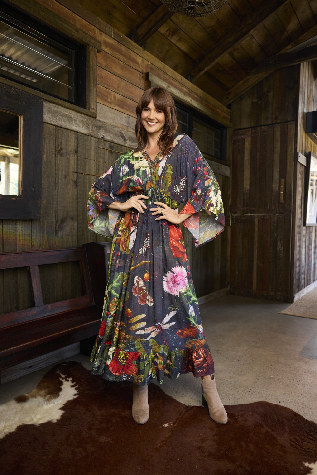 Orientique Escape Maguana Maxi V Dress