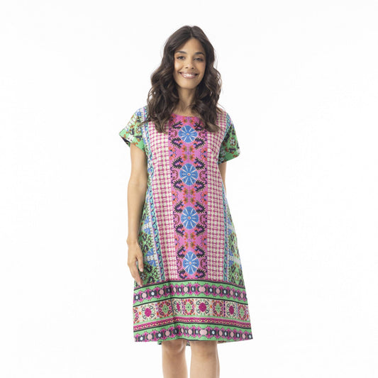 Orientique Sao Bento Dress Reversible Short Sleeve