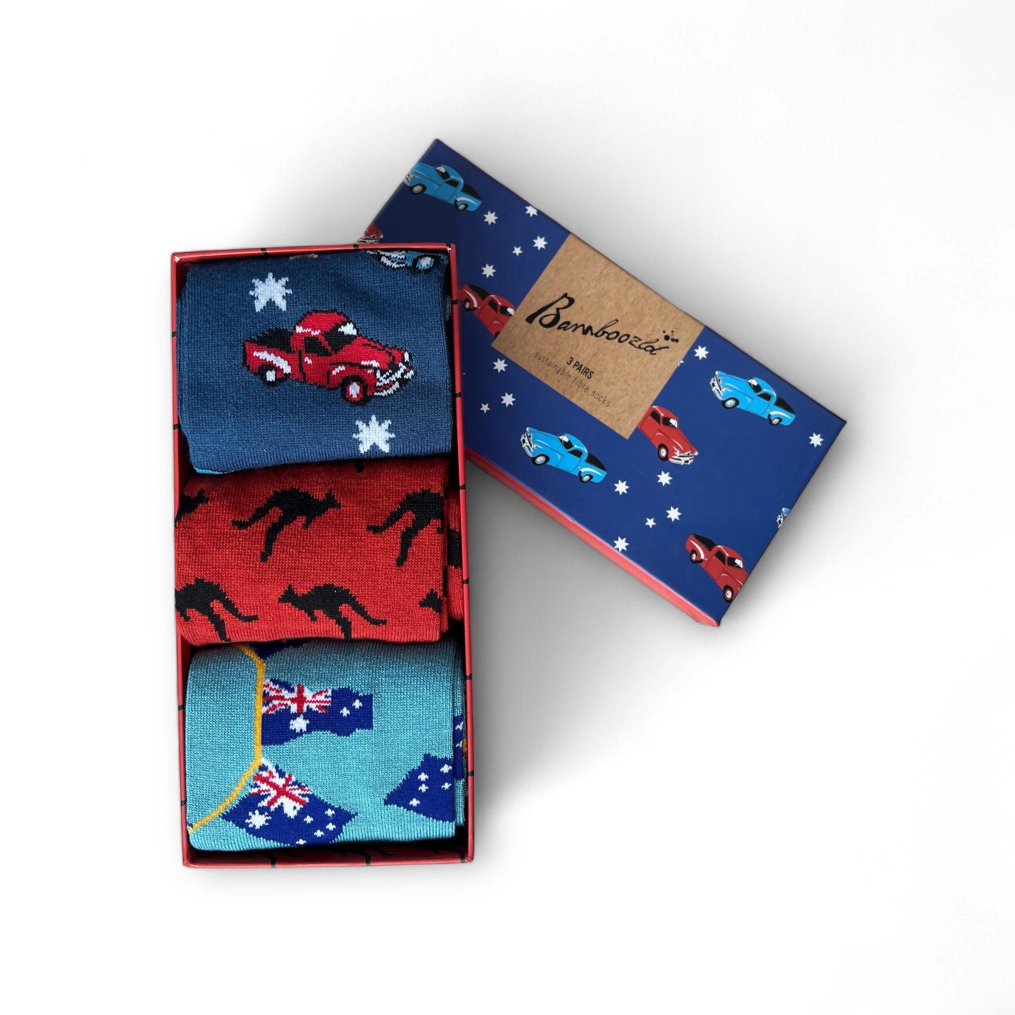 Bamboozld Mens Aussie Assorted Gift Box 3pk