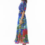 Orientique Arabian Nights Shirred Waist Dress
