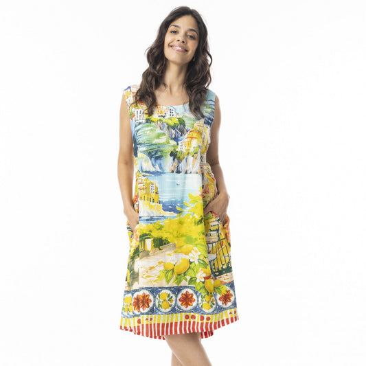 Orientique Short Sleeveless Dress