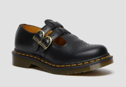 Dr Martens 8065 Mary Jane Black Smooth