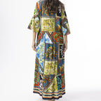 Orientique Ipanema Midi Frill Hem Peak Dress