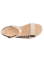 Klouds Ivory XW Metallic Leopard Combo Sandal