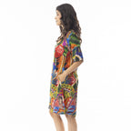 Orientique Printed Contemporary Dress Torgua