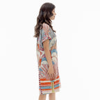 Orientique Ponta Verde Dress Reversible Short Sleeve