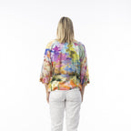 Orientique Digitial Print Boxy Top