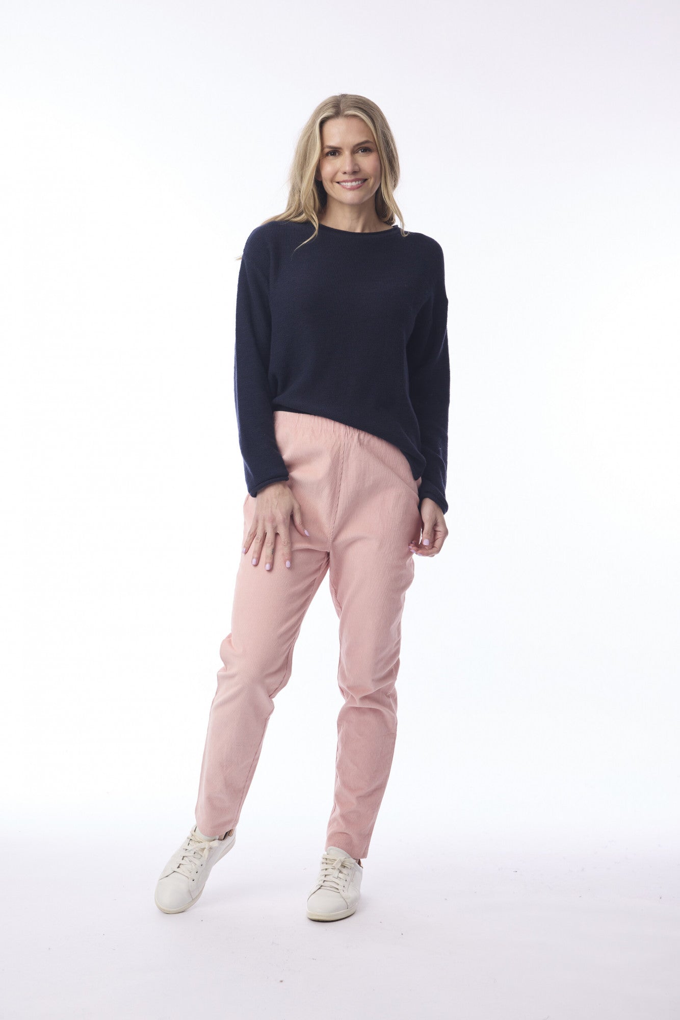Orientique Cord Solid Jeggings