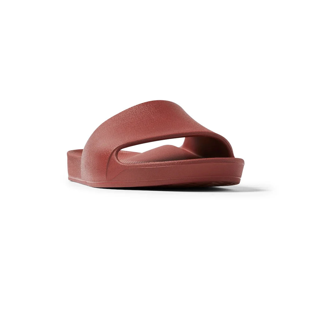 Archies Arch Support Slides Sangria Red