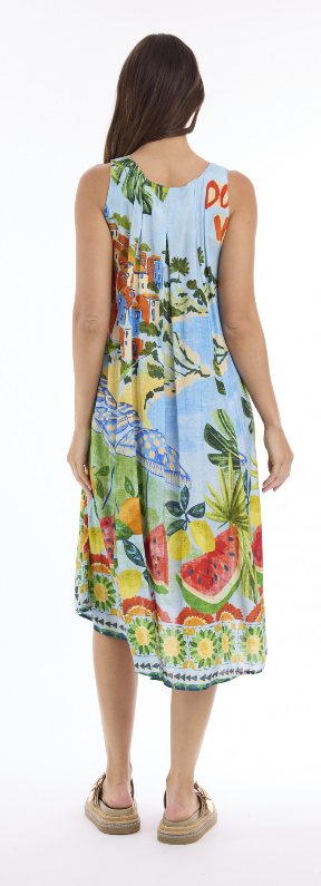 Orientique Adele Dress Midi Sleeveless