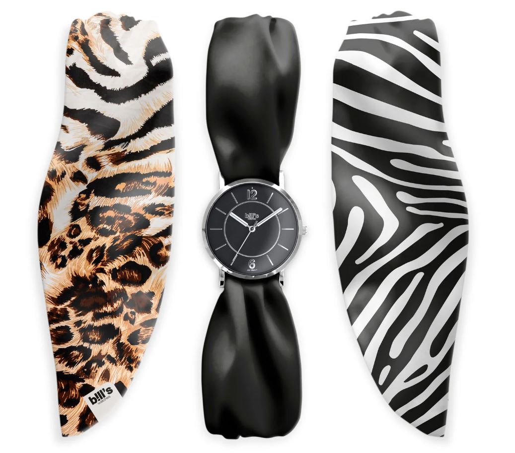Bills Trend Satin Ribbon Watch
