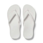 Archies Arch Support Thongs White