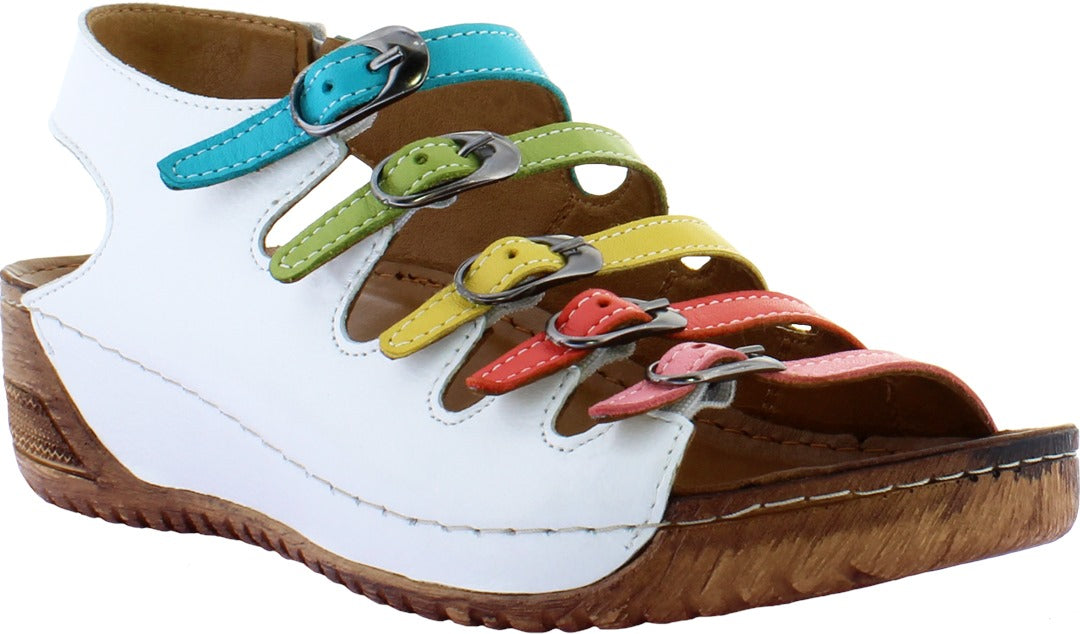 Adesso Astrid Sandal Rainbow 