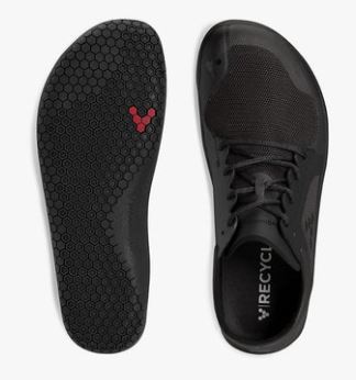 Vivobarefoot Mens Primus Lite III Obsidian