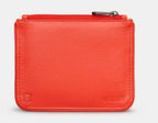 Yoshi Beautiful Butterflies Zip Top Leather Purse