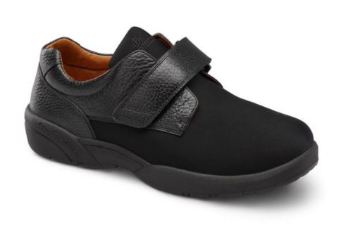 Dr Comfort Mens Brian - X Lycra Black