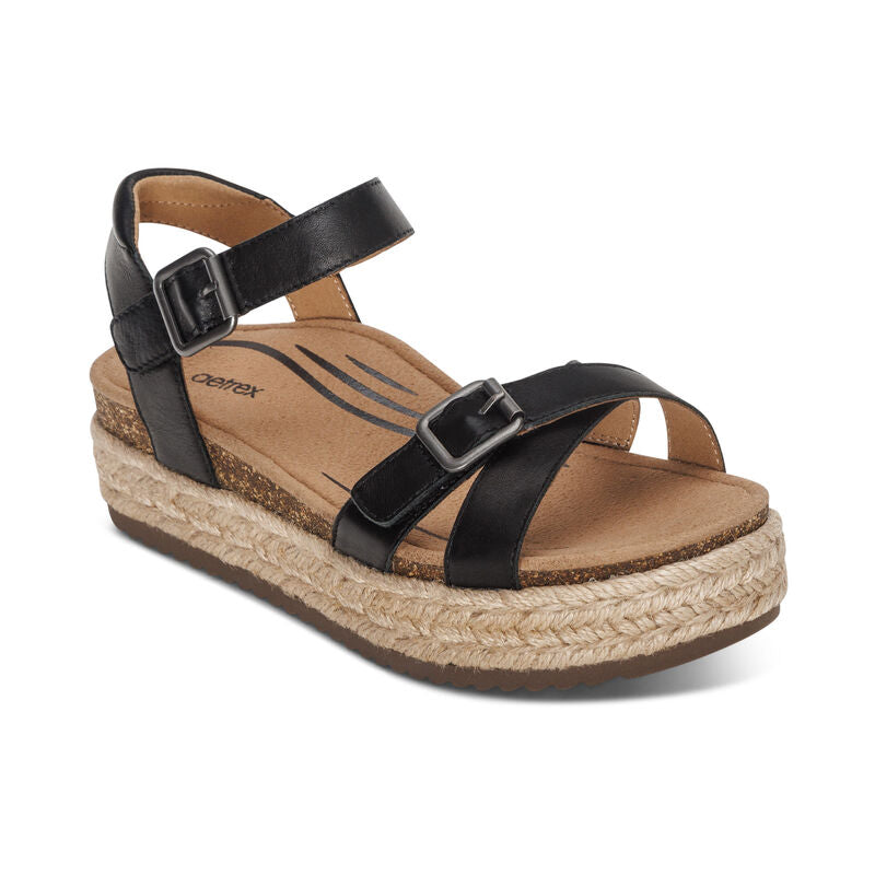 Aetrex Paula Platform Sandal