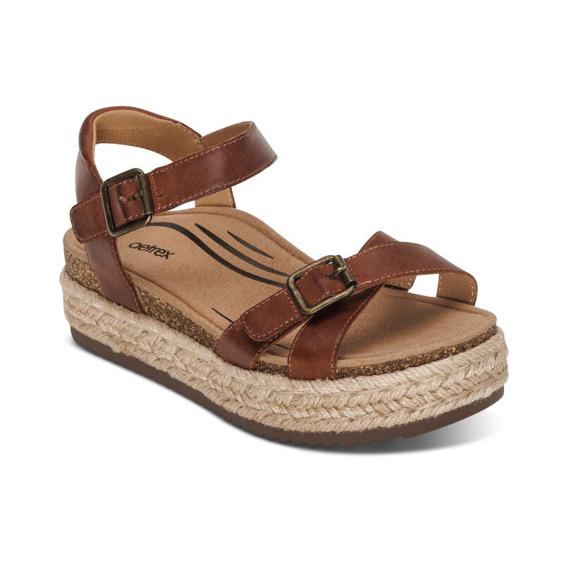 Aetrex Paula Platform Sandal