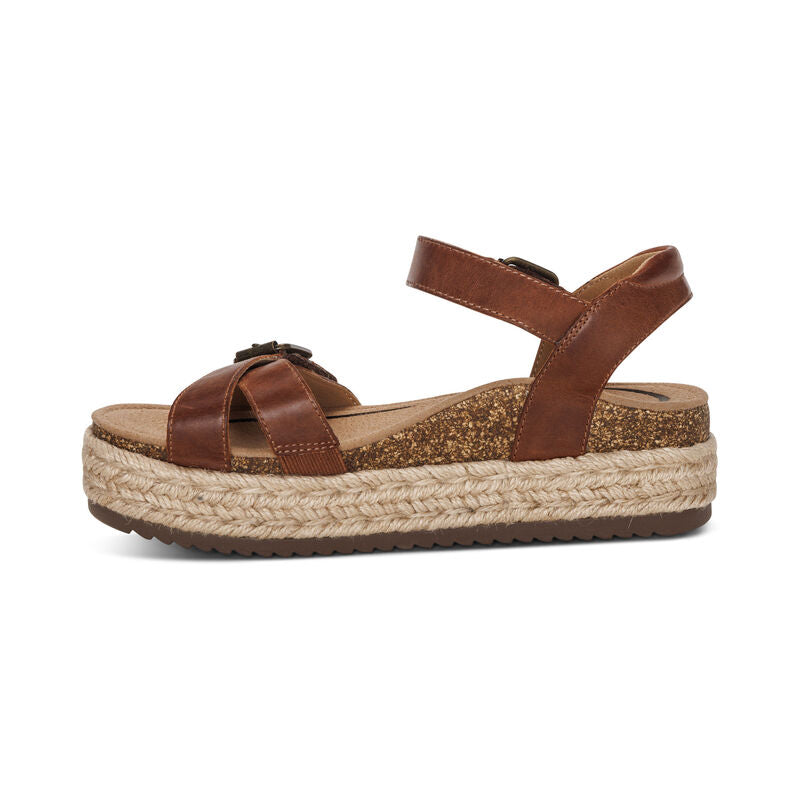 Aetrex Paula Platform Sandal