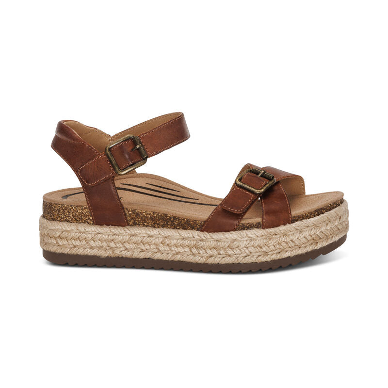 Aetrex Paula Platform Sandal