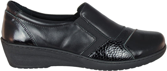 Cabello CP461-18 Black Patent Loafer 