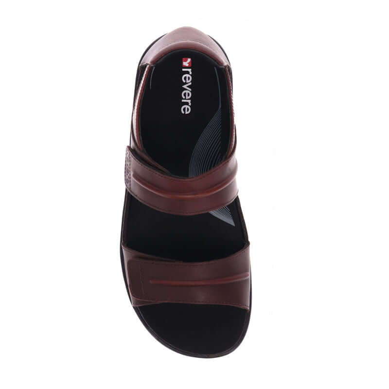 Revere Mens Cairns Sandal Whiskey