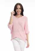 Orientique Knit Top Centre Seam