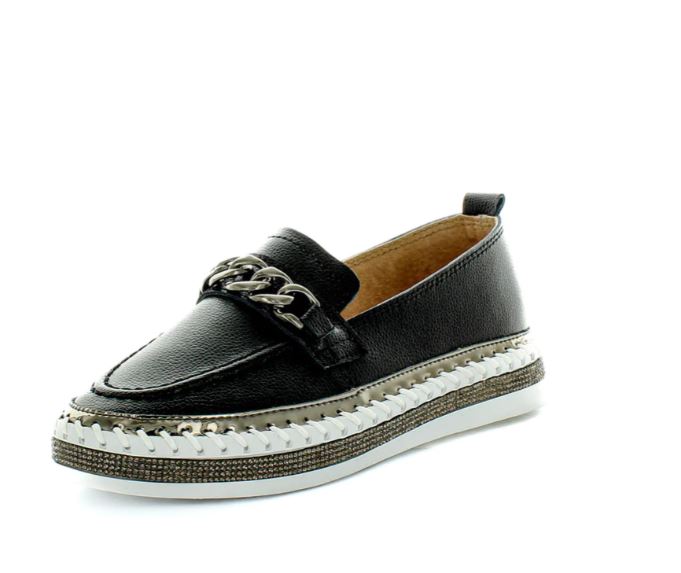 Just Bee Cozima Loafer Black