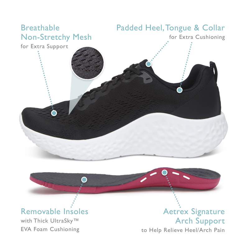 Aetrex Danika Arch Support Sneaker