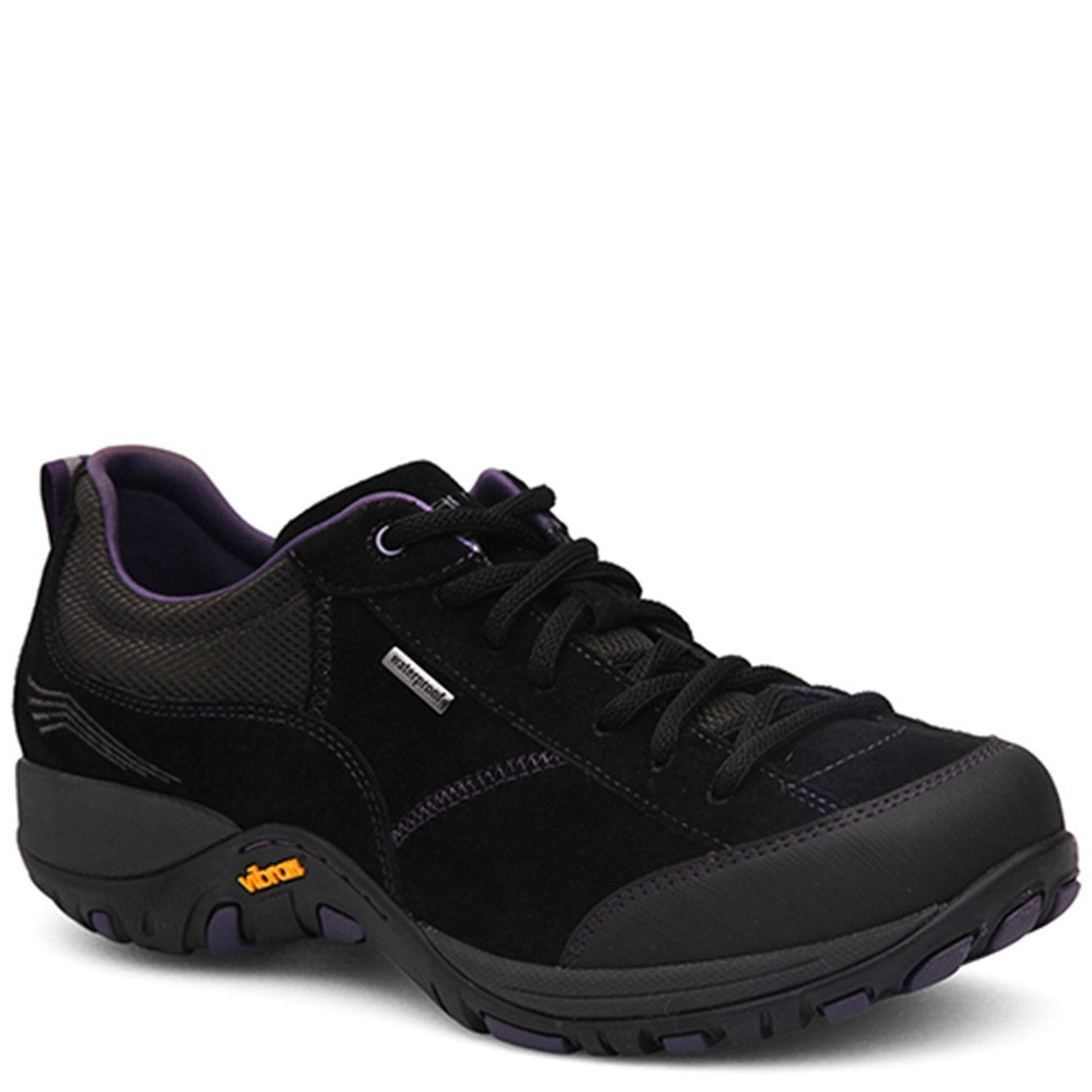 Dansko Paisley Waterproof Sneaker Black Suede