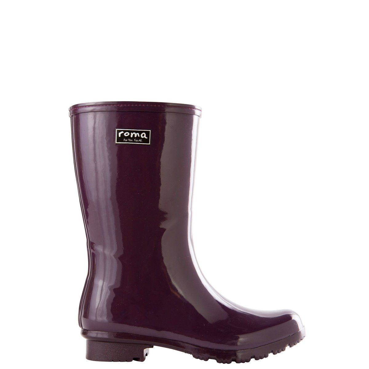 Roma EMMA MID EGGPLANT WOMEN'S RAIN BOOT 