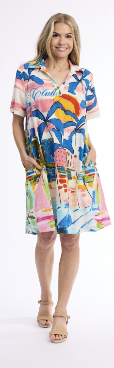Orientique Dress Collar Boxy