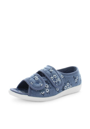 Panda Endow Open Top Slipper - Blue