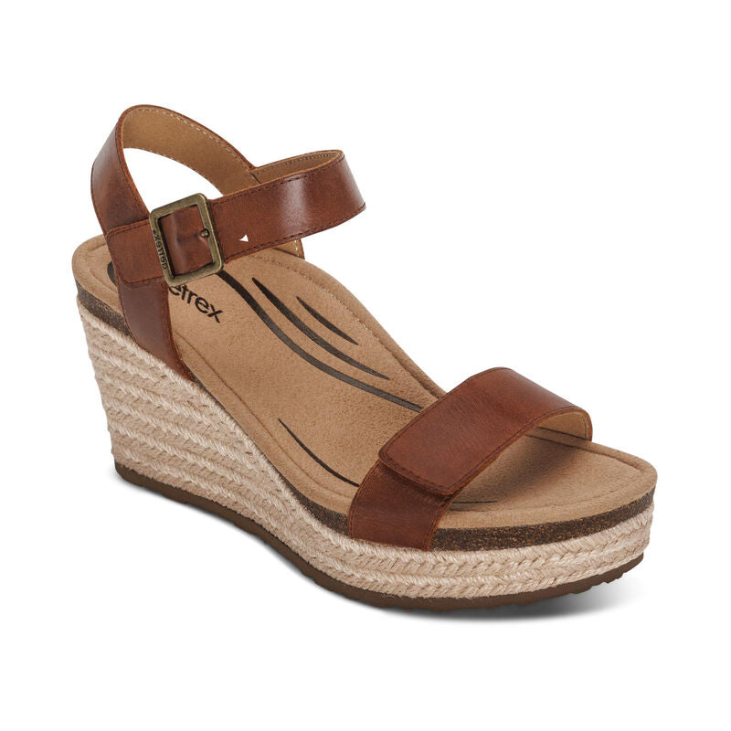 Aetrex Sydney Espadrille Wedge